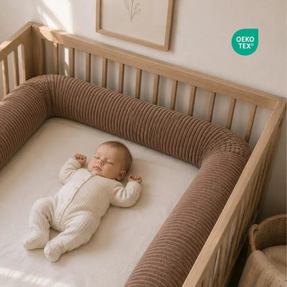 Bettschlange einsträngig Cord - Weicher 3-in-1 Bettzopf fürs Babybett