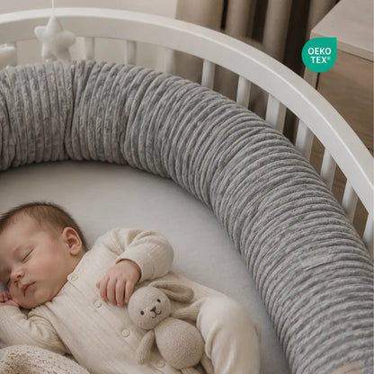 Bettschlange einsträngig Cord - Weicher 3-in-1 Bettzopf fürs Babybett