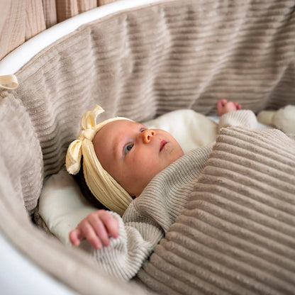 Bettumrandung Cord - Modernes Wendemodell für Beistellbett und Babybett