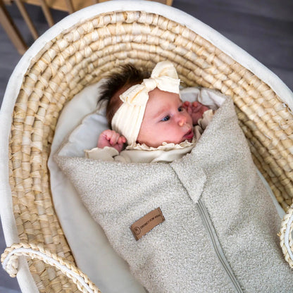 Pucksack Bouclé - 2.5 TOG Ganzjahres-Pucksack aus Bio-Baumwolle & rPET