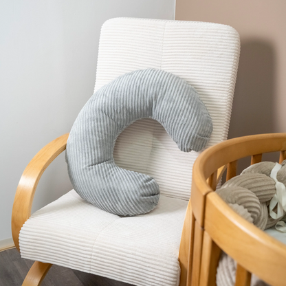 Stillkissen U-Form Cord - Ergonomisches Schwangerschaftskissen mit abnehmbarem Bezug