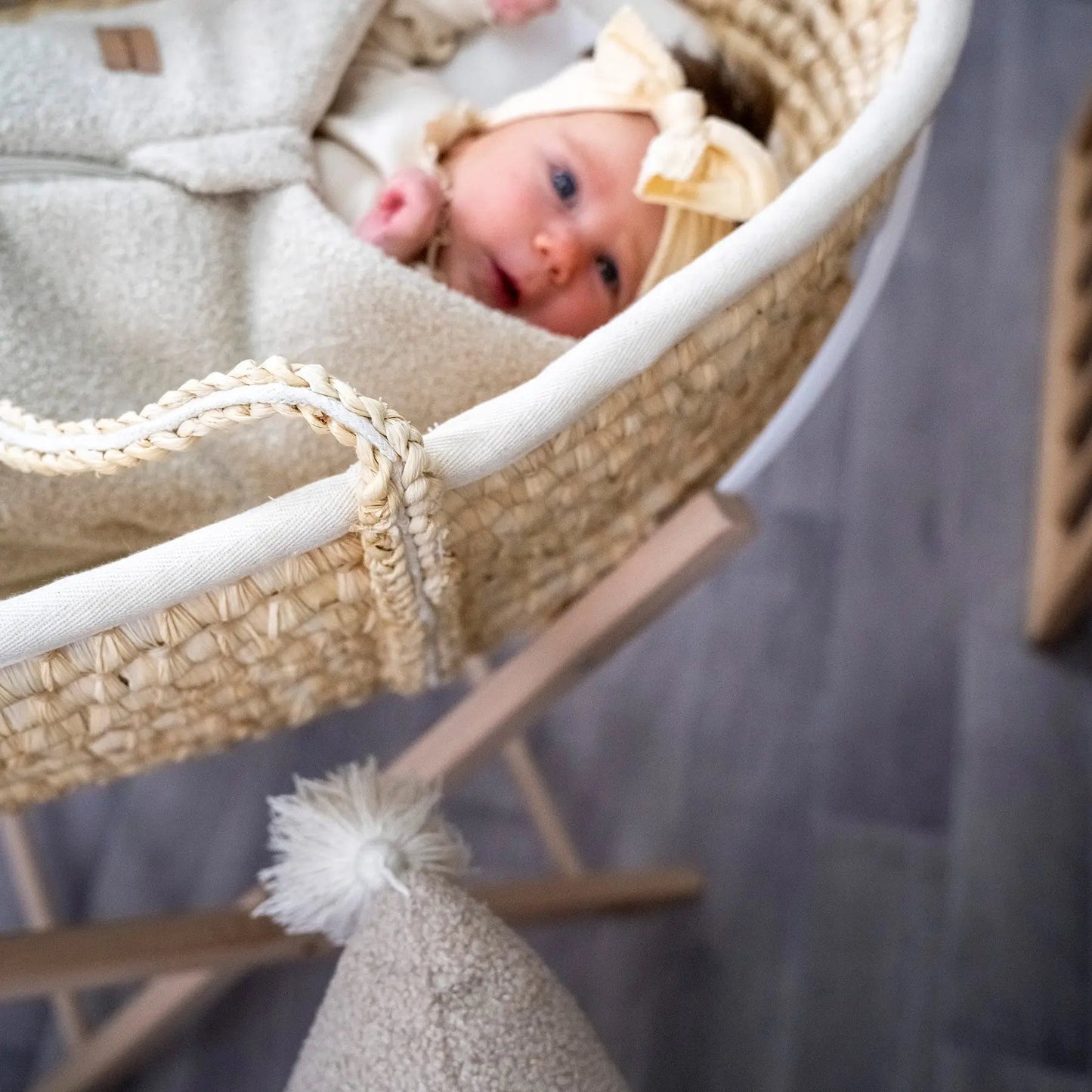 Pucksack Bouclé - 2.5 TOG Ganzjahres-Pucksack aus Bio-Baumwolle & rPET