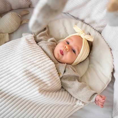 Babyschlafsack Sleepy Cord - 2.5 TOG Ganzjahres-Schlafsack im Steckkissen-Design