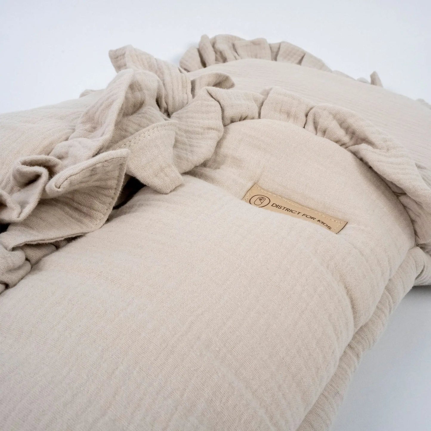 Schlafsack Cuddly Musselin - 2.5 TOG Ganzjahres-Schlafsack mit Puckeffekt und Rüschen