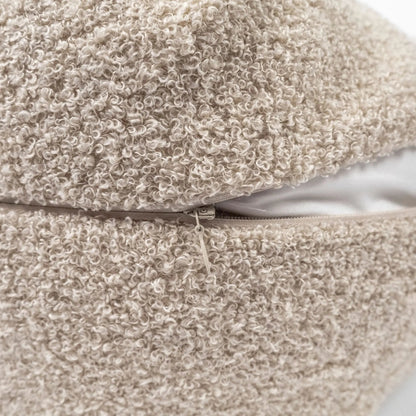 Stillkissen Bouclé XXL - Ergonomisches Still- & Schwangerschaftskissen im Teddy-Look