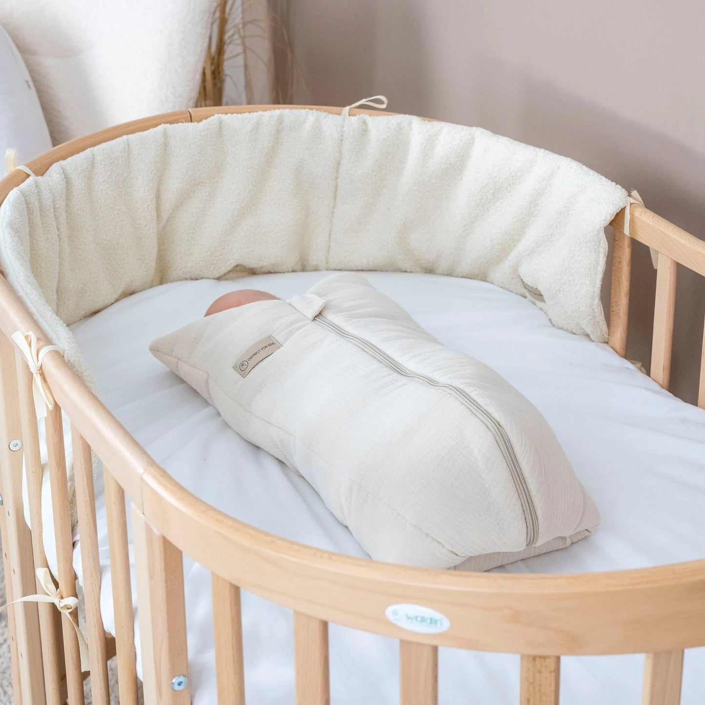 Pucksack Musselin - 2.5 TOG Ganzjahres-Pucksack mitwachsend