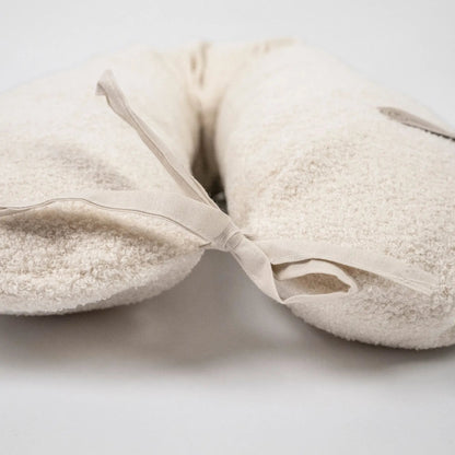 Stillkissen Bouclé XXL - Ergonomisches Still- & Schwangerschaftskissen im Teddy-Look
