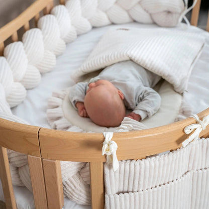 Bettschlange Cord geflochten - Nachhaltiger Bettzopf fürs Baby- & Kinderbett