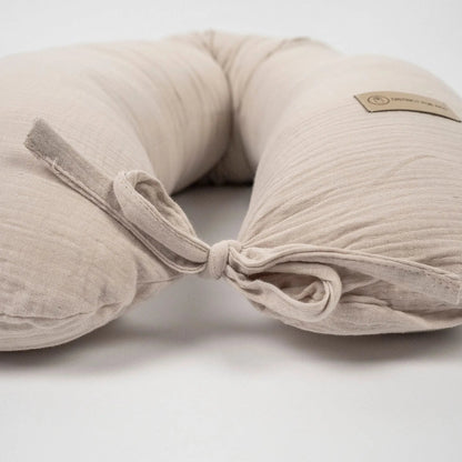 Stillkissen XXL Musselin - Ergonomisches Still- & Schwangerschaftskissen