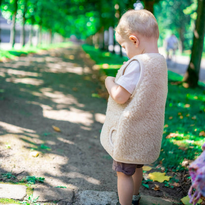 Kinderweste Merinowolle - Warme Merino-Weste mit Woolmark-Zertifikat