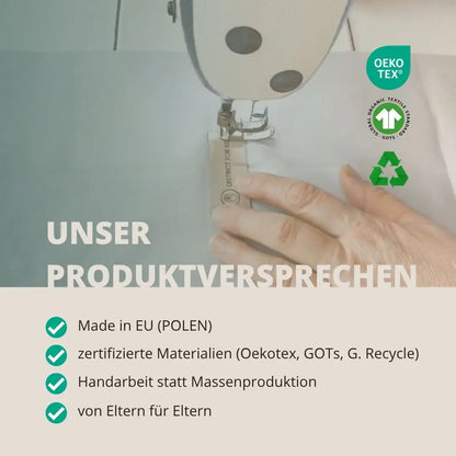 Babynest Cord creme - Mitwachsendes Kuschelnestchen & Reisebett ab Geburt