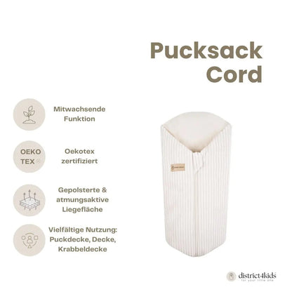 Pucksack Cord - 2.5 TOG Ganzjahres-Pucksack mitwachsend