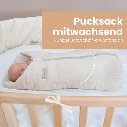 Pucksack Musselin - 2.5 TOG Ganzjahres-Pucksack mitwachsend