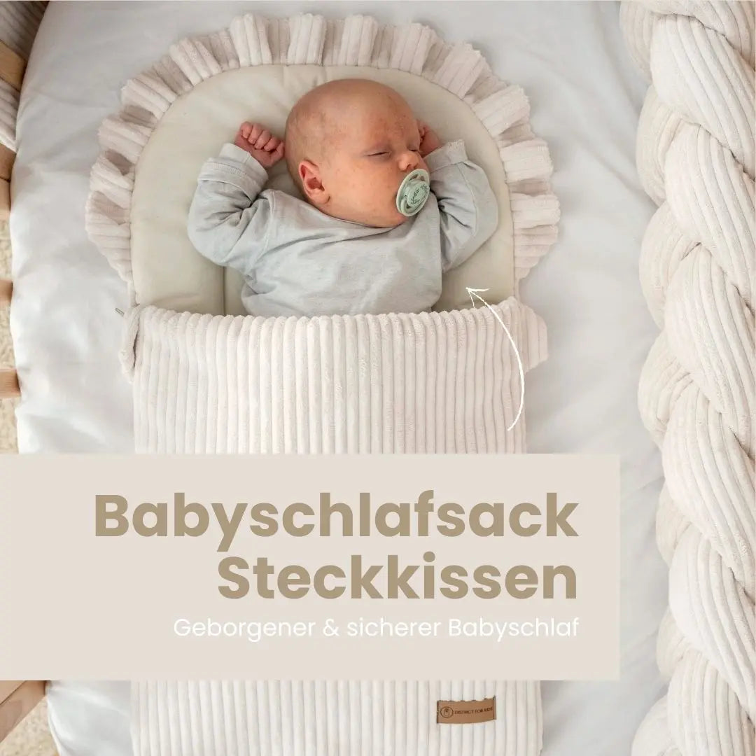 Babyschlafsack Dreamy Cord - 2.5 TOG Ganzjahres-Schlafsack mit Rüschenkrone