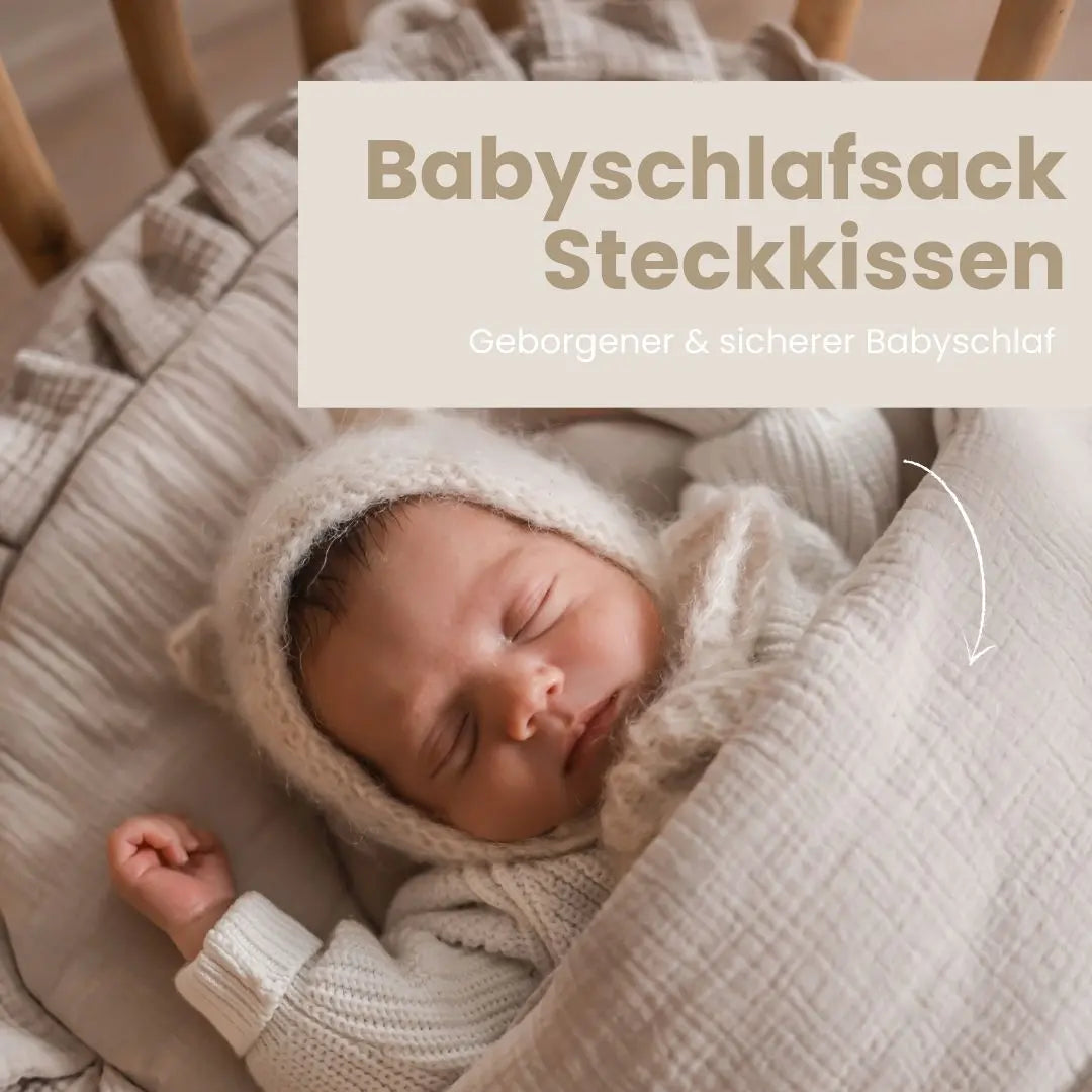 Babyschlafsack Dreamy Musselin - 2.5 TOG Ganzjahres-Schlafsack mit Rüschenkrone