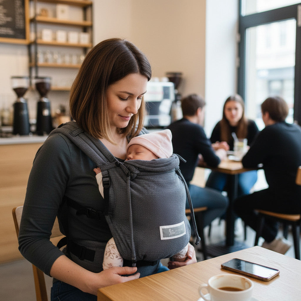 Valeno Babytrage ab Geburt - Ergonomische Full-Buckle aus Baumwolle