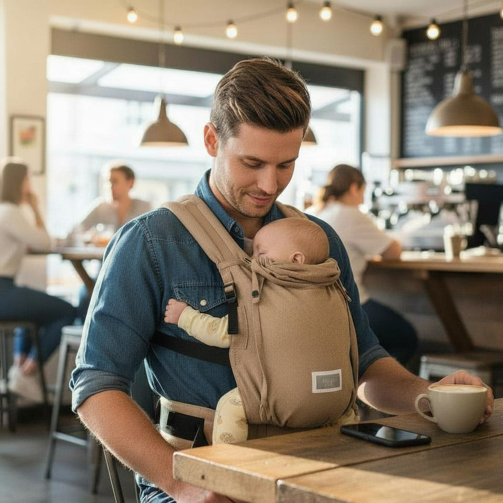 Valeno Babytrage ab Geburt - Ergonomische Full-Buckle aus Baumwolle