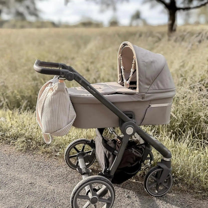 Wickeltasche Cord - Geräumige Kinderwagentasche aus weichem Cord-Polyester