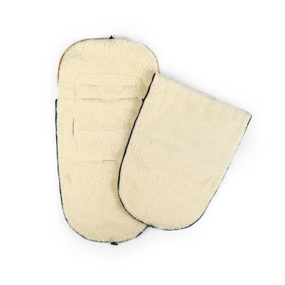 Winterfußsack Merino - Wasserdichter Baby-Fußsack mit Schafwollfutter für Kinderwagen & Schlitten