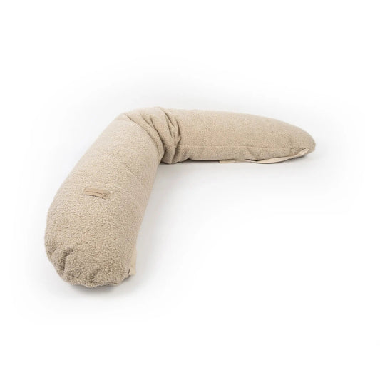 Stillkissen Bouclé XXL - Ergonomisches Still- & Schwangerschaftskissen im Teddy-Look