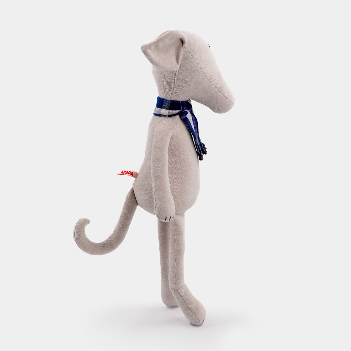 Kuscheltier Windhund Artie - 48cm Premium Plüschhund aus Bio-Baumwolle (Made in France)