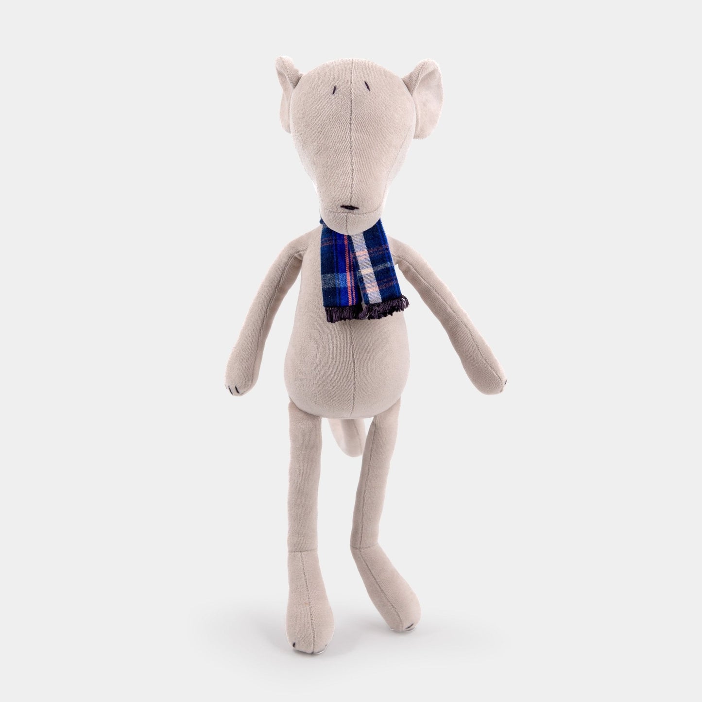 Kuscheltier Windhund Artie - 48cm Premium Plüschhund aus Bio-Baumwolle (Made in France)