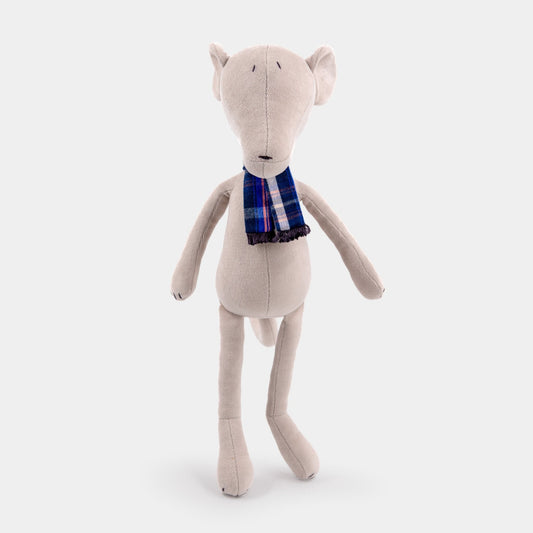 Kuscheltier Windhund Artie - 48cm Premium Plüschhund aus Bio-Baumwolle (Made in France)