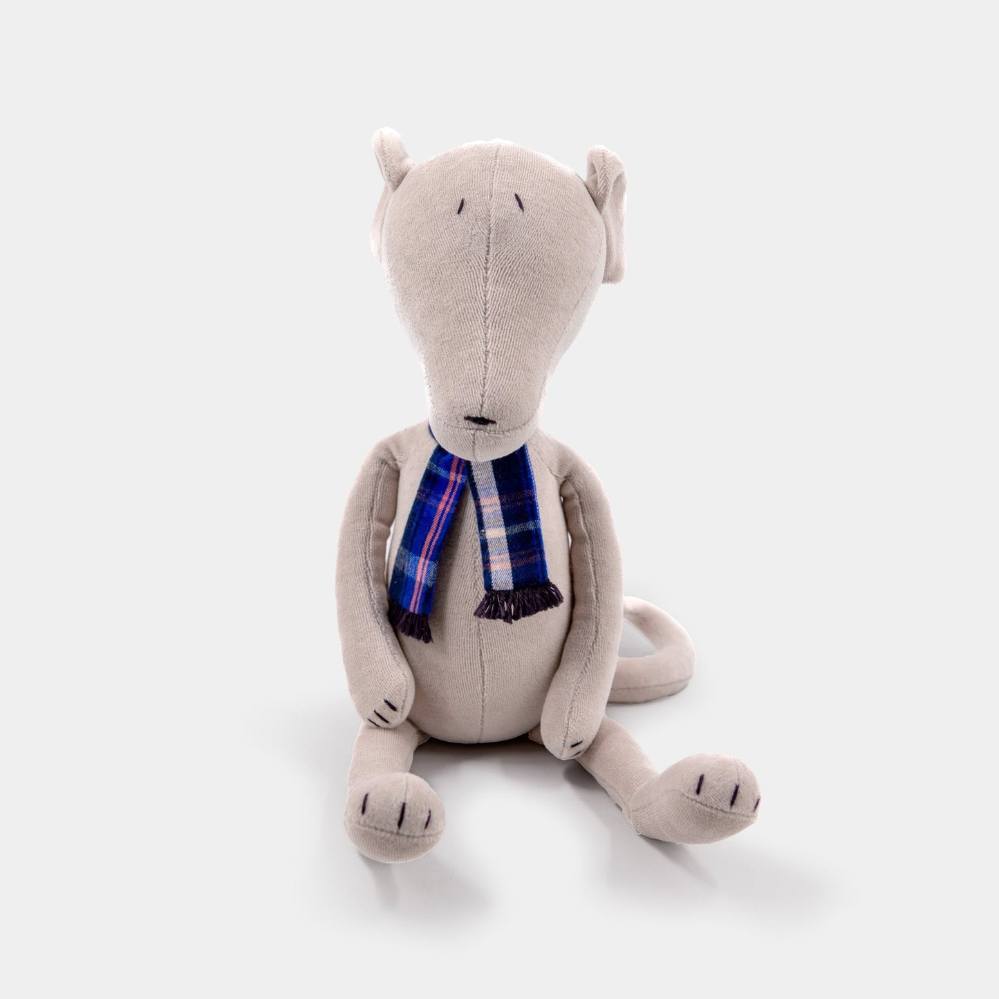 Kuscheltier Windhund Artie - 48cm Premium Plüschhund aus Bio-Baumwolle (Made in France)