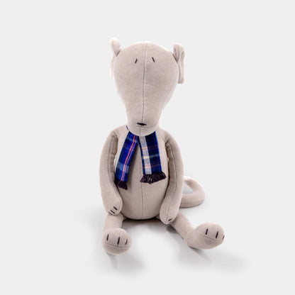 Kuscheltier Windhund Artie - 48cm Premium Plüschhund aus Bio-Baumwolle (Made in France)