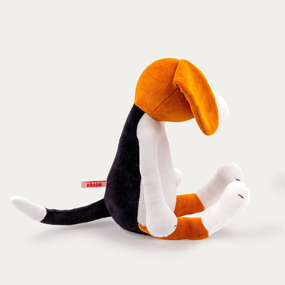 Kuscheltier Hund Beagle Barry - 42cm Premium Plüschhund aus GOTS-Bio-Baumwolle (Made in France)