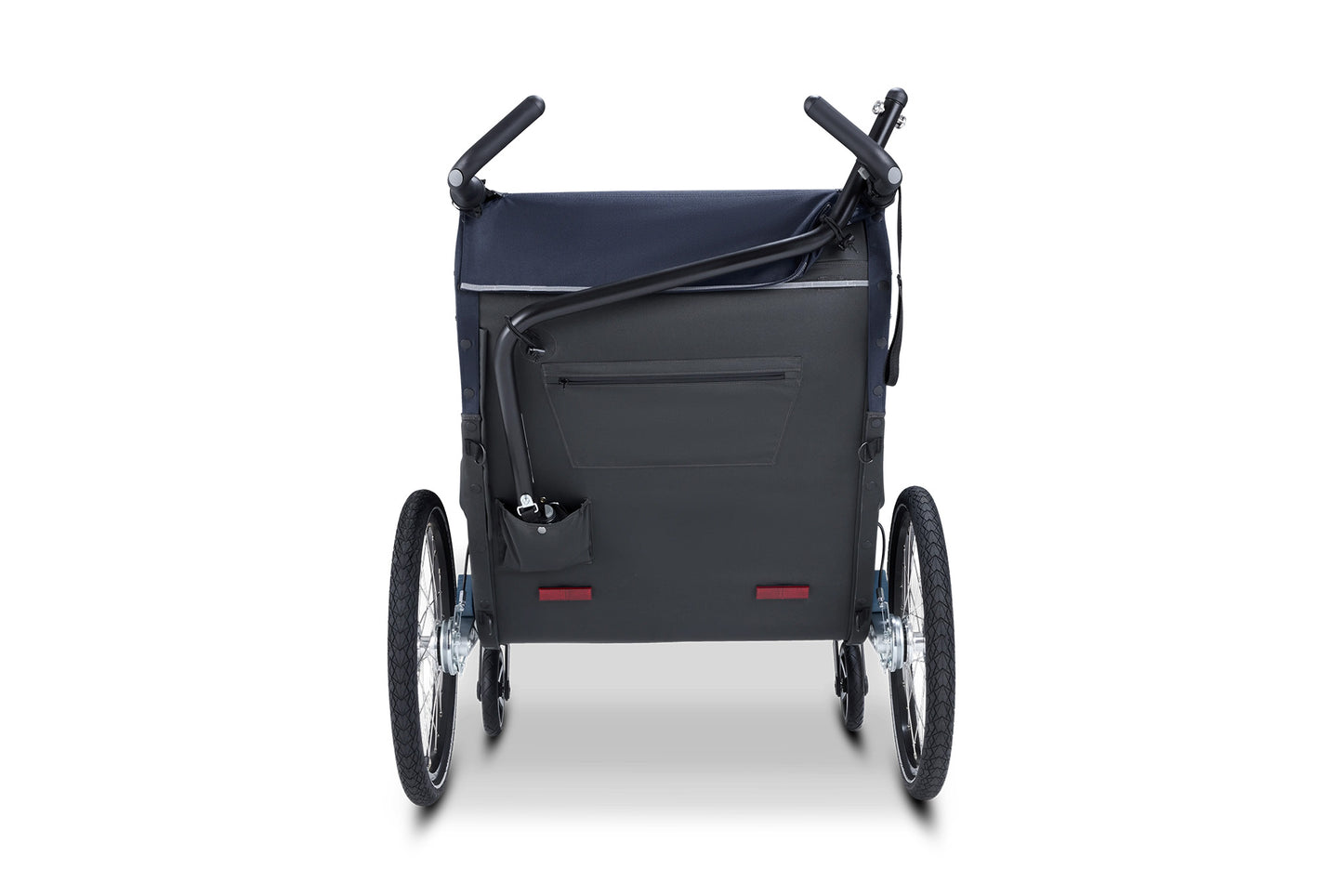 Croozer Lykke 2 Fahrradanhänger - Kompakter Zweisitzer Blueberry Blue