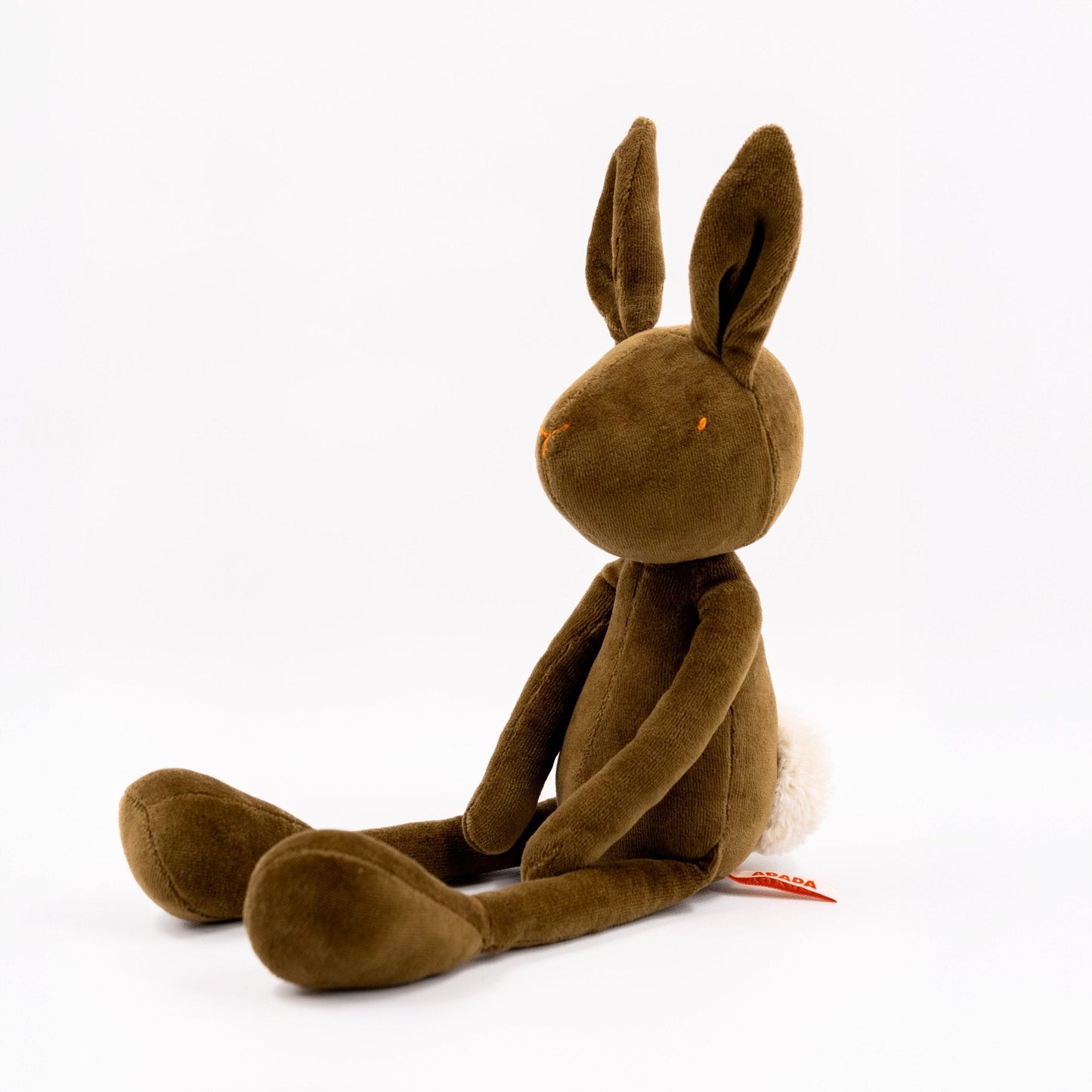 Kuscheltier Hase Daniel - 32cm Premium Stoffhase aus GOTS-Bio-Baumwolle (Made in France)