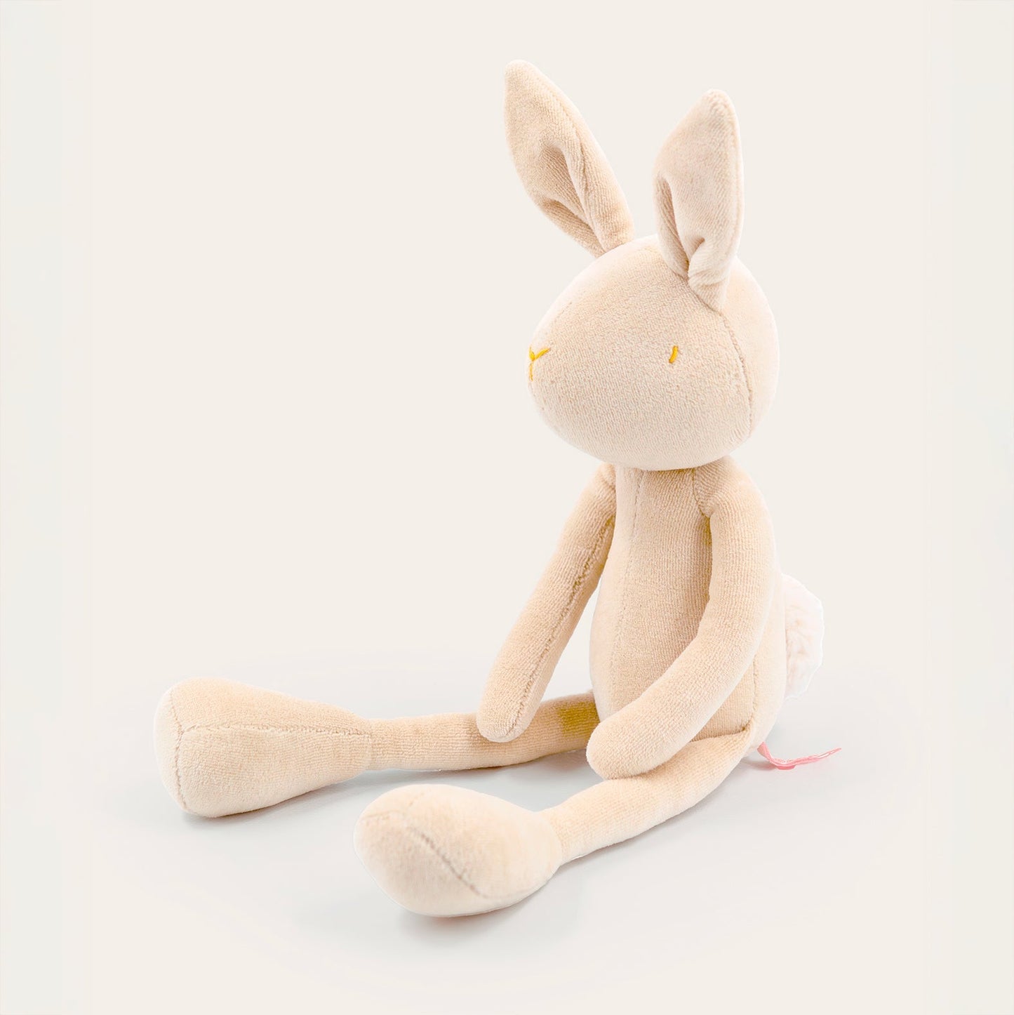Kuscheltier Hase Daniel - 32cm Premium Stoffhase aus GOTS-Bio-Baumwolle (Made in France)