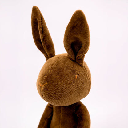 Kuscheltier Hase Daniel - 32cm Premium Stoffhase aus GOTS-Bio-Baumwolle (Made in France)
