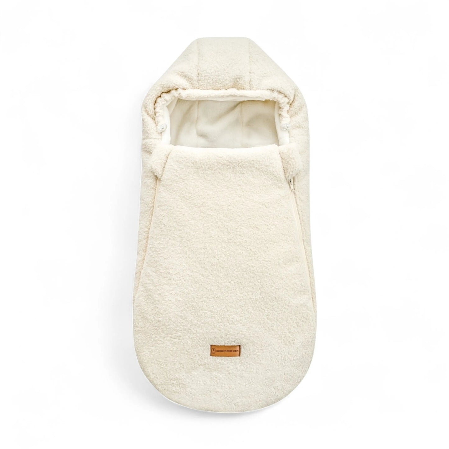 Winterfußsack Bouclé - Kuscheliger 3.5 TOG Fußsack aus recyceltem rPET