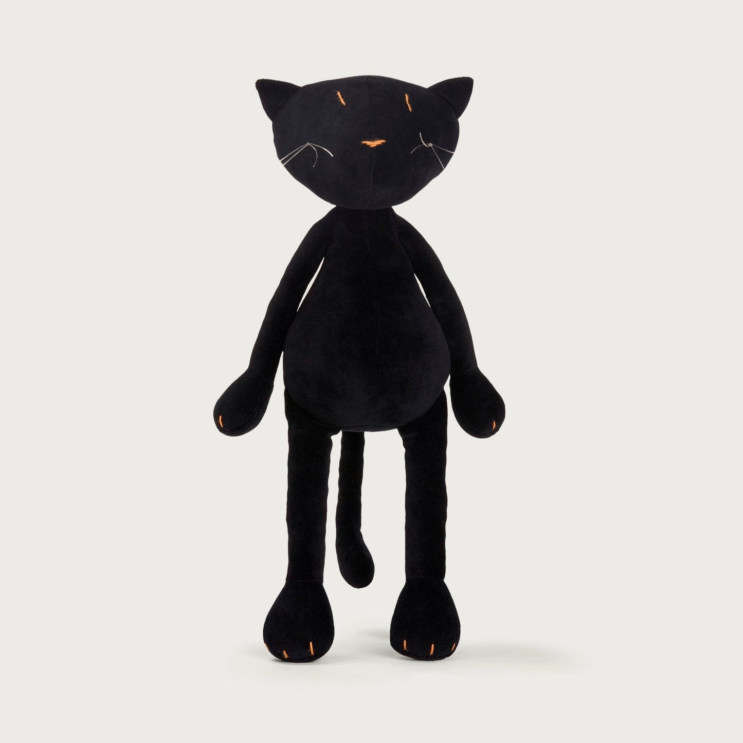 Kuscheltier Katze Gisel - 44cm Premium Plüschkatze aus Bio-Baumwolle (Made in France)