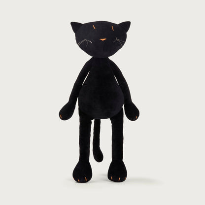 Kuscheltier Katze Gisel - 44cm Premium Plüschkatze aus Bio-Baumwolle (Made in France)