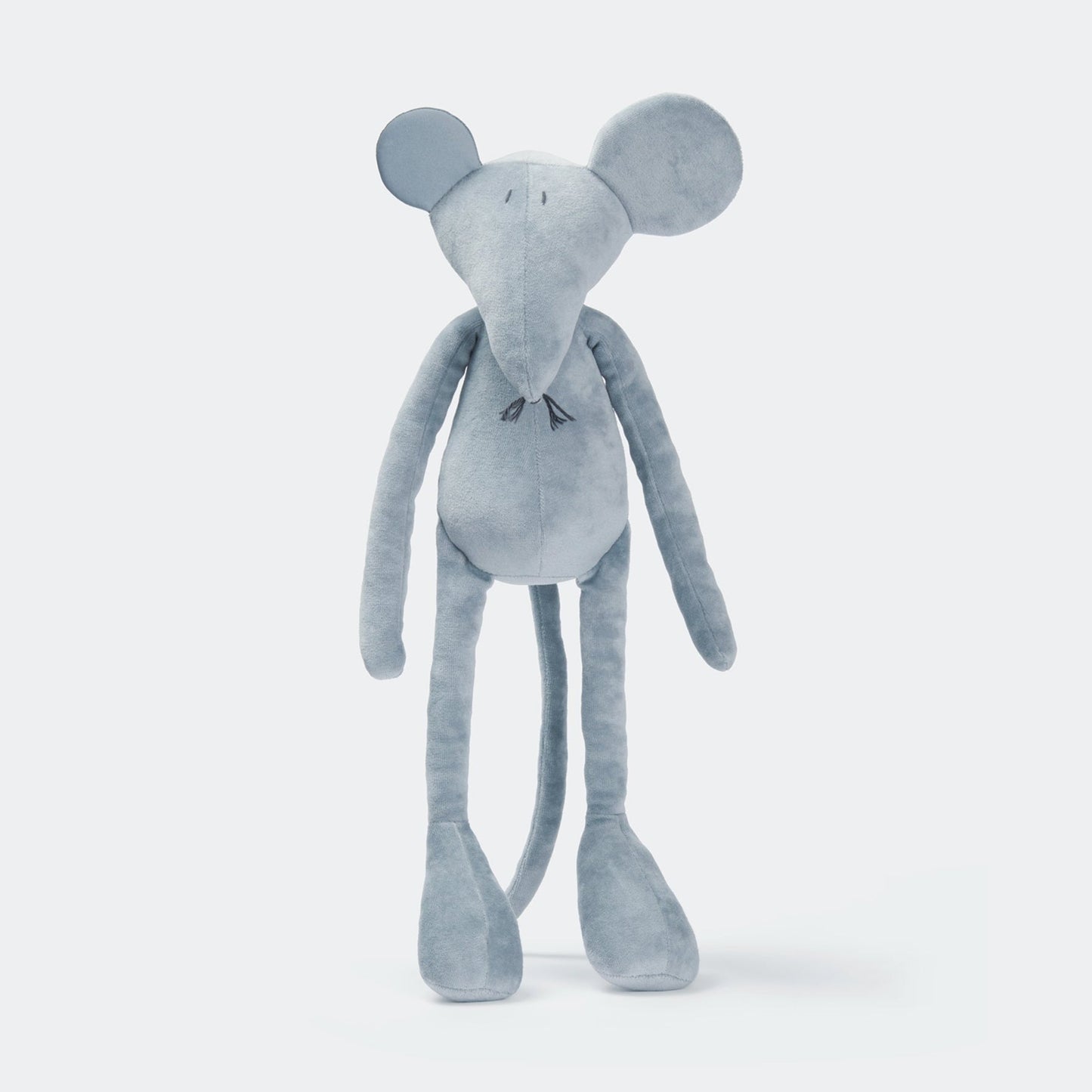 Kuscheltier Maus Hector - 48cm Premium Stofftier aus GOTS-Bio-Baumwolle (Made in France)