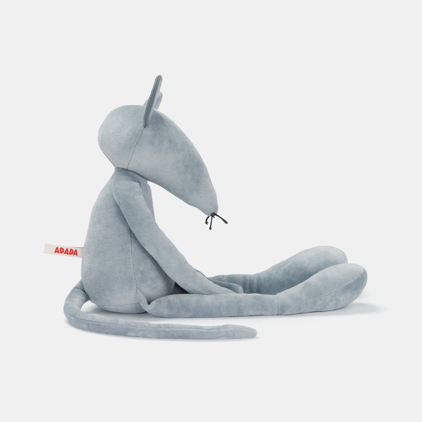 Kuscheltier Maus Hector - 48cm Premium Stofftier aus GOTS-Bio-Baumwolle (Made in France)