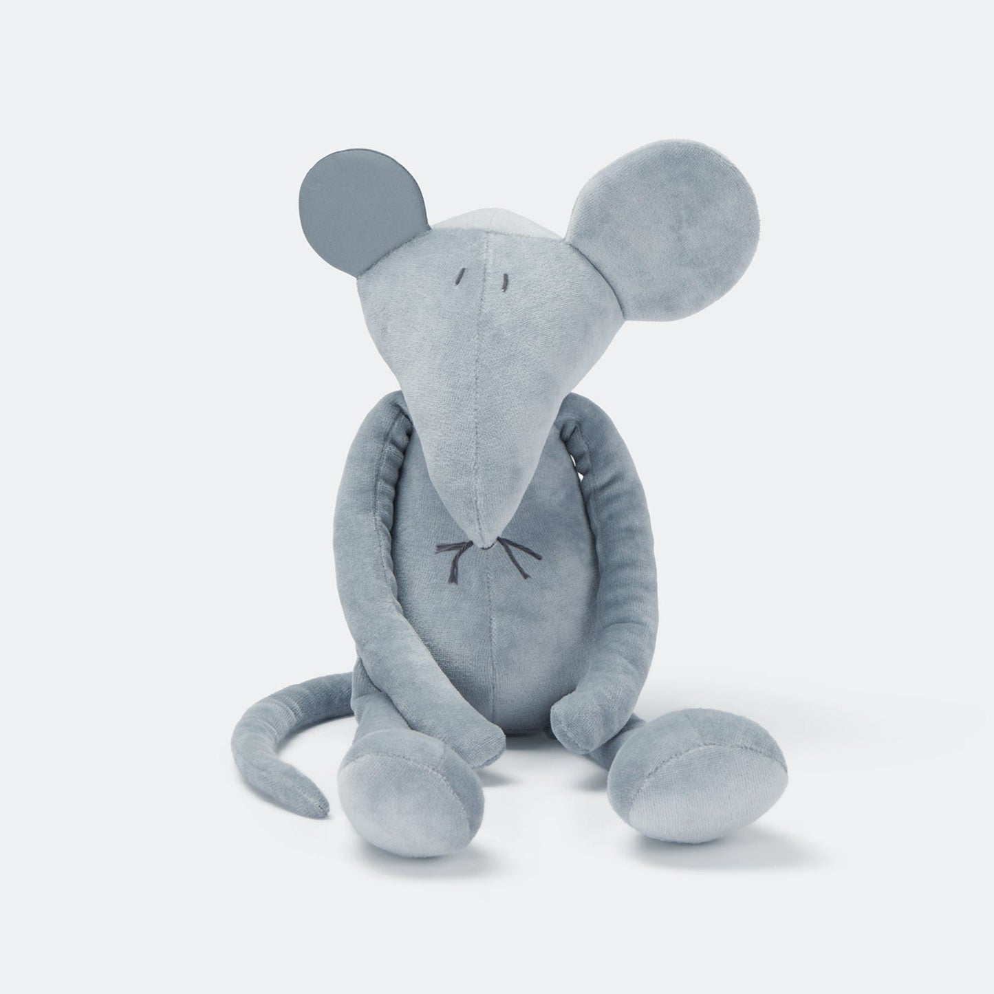 Kuscheltier Maus Hector - 48cm Premium Stofftier aus GOTS-Bio-Baumwolle (Made in France)