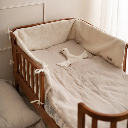 Kinderbettwäsche Musselin einfarbig - 2.5 TOG Bettwäsche-Set mit Kissen & Decke