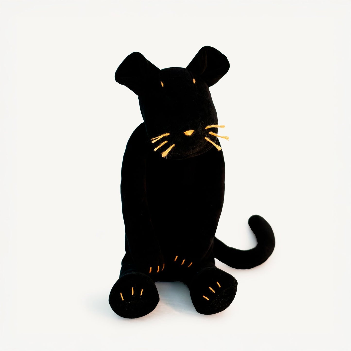 Kuscheltier Panther Indira - 42cm Premium Plüschpanther aus Bio-Baumwolle (Made in France)