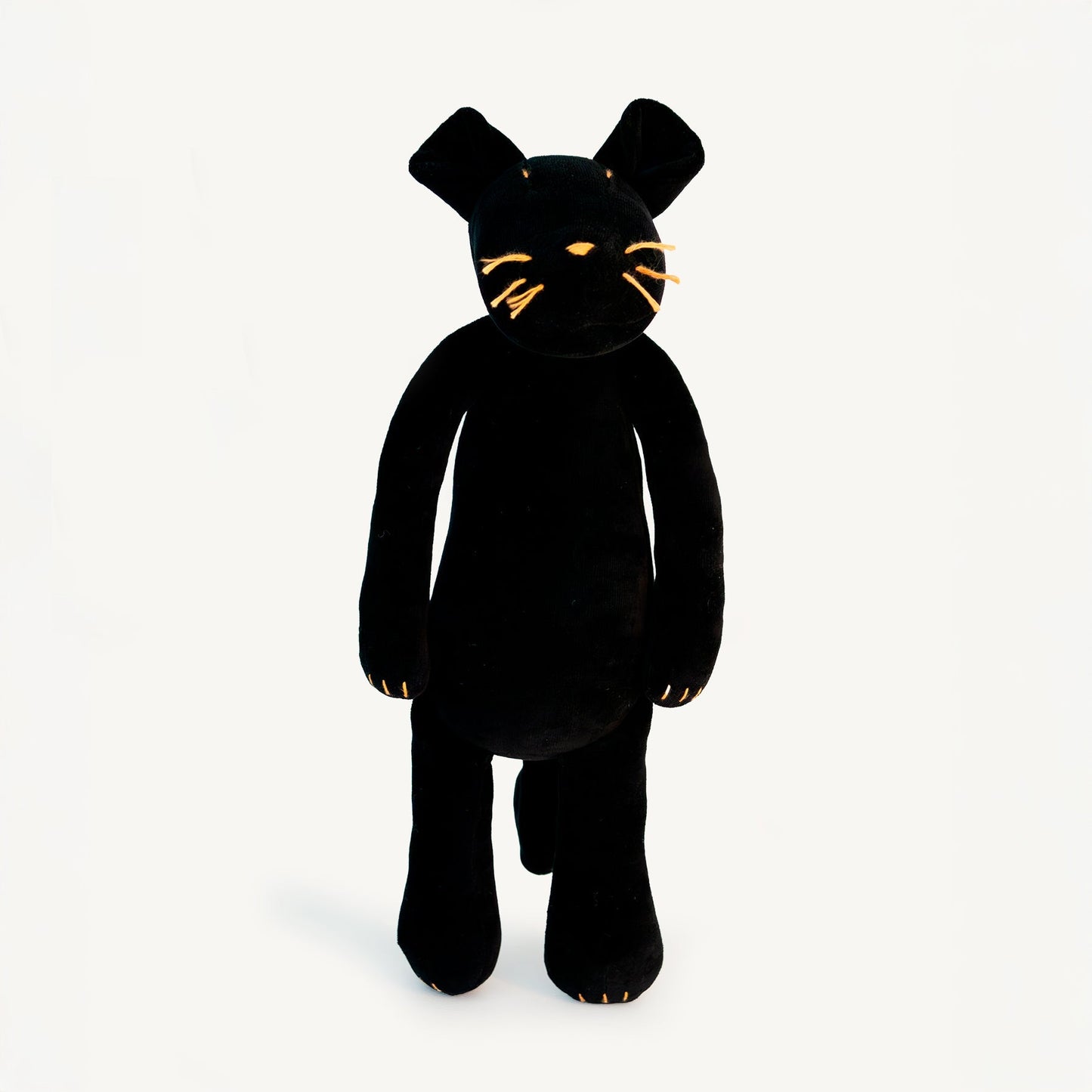 Kuscheltier Panther Indira - 42cm Premium Plüschpanther aus Bio-Baumwolle (Made in France)