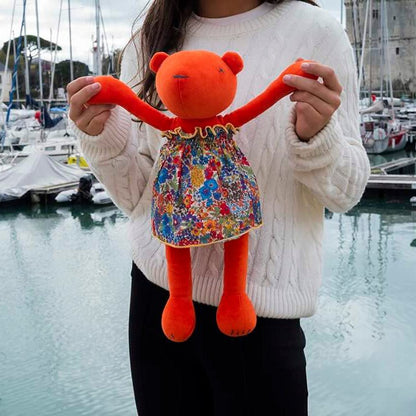 Kuscheltier Bär Jermaine - 42cm Premium Teddybär aus Bio-Baumwolle (Made in France)