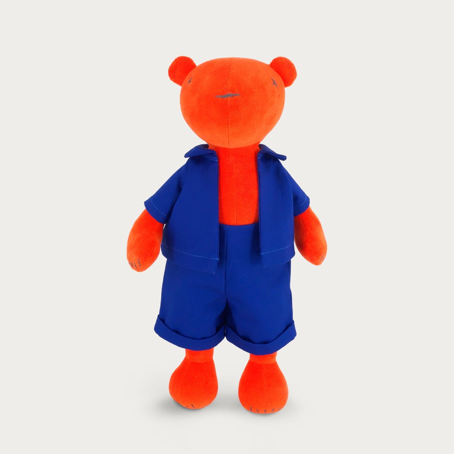 Kuscheltier Bär Jermaine - 42cm Premium Teddybär aus Bio-Baumwolle (Made in France)