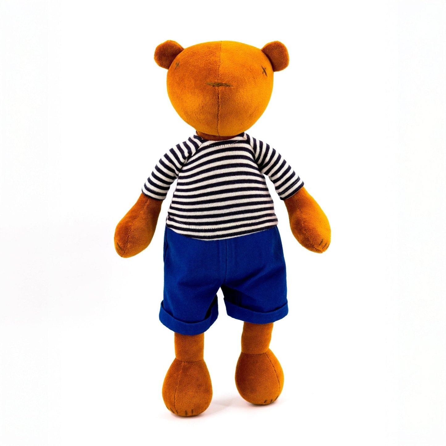 Kuscheltier Bär Jermaine - 42cm Premium Teddybär aus Bio-Baumwolle (Made in France)