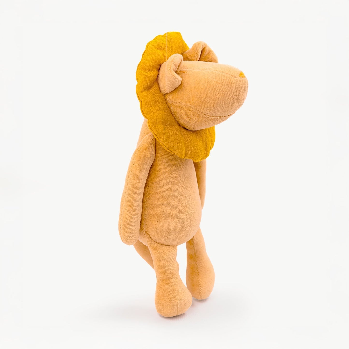 Kuscheltier Löwe Leo - Premium Löwenbaby aus GOTS-Bio-Baumwolle (Made in France)