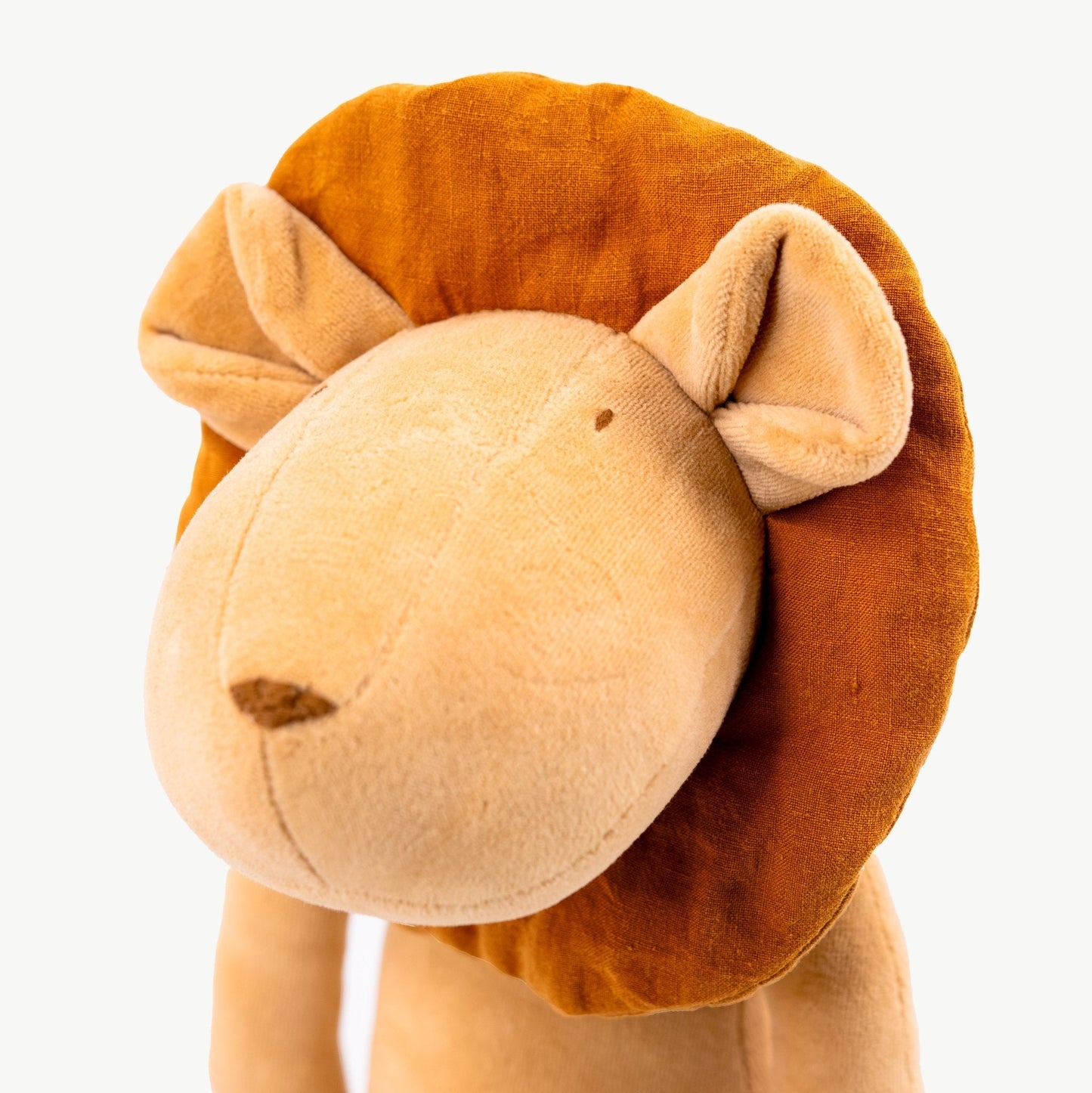 Kuscheltier Löwe Louis - 40cm Premium Löwe aus GOTS-Bio-Baumwolle (Made in France)
