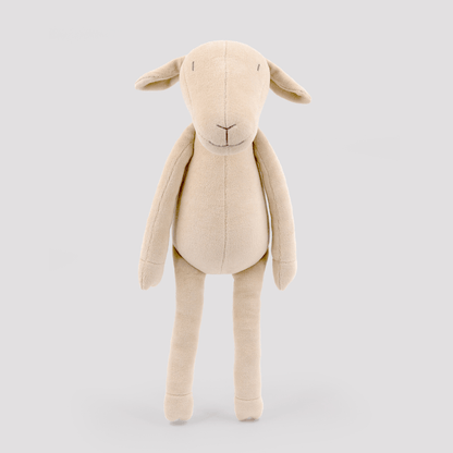 Kuscheltier Schaf Maia - 44cm Premium Plüschschaf aus GOTS-Bio-Baumwolle (Made in France)