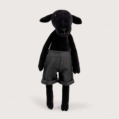 Kuscheltier Schaf Maia - 44cm Premium Plüschschaf aus GOTS-Bio-Baumwolle (Made in France)